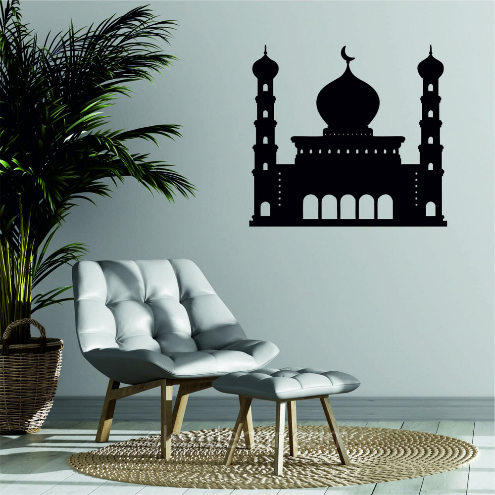 Декоративне настінне Панно «Іслам» Декор на стіну 70*64 см, Чорний Київ - фото 8