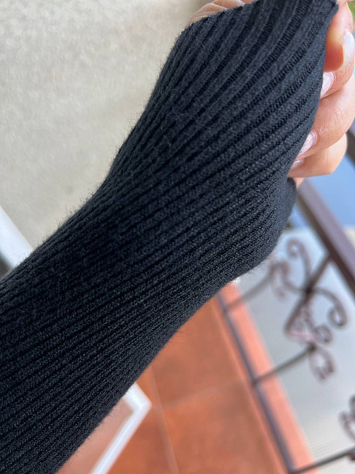 Светр жіночий A-N 920 водолазка гольф рубчик високий комір one size, чорний, one size Київ - фото 6