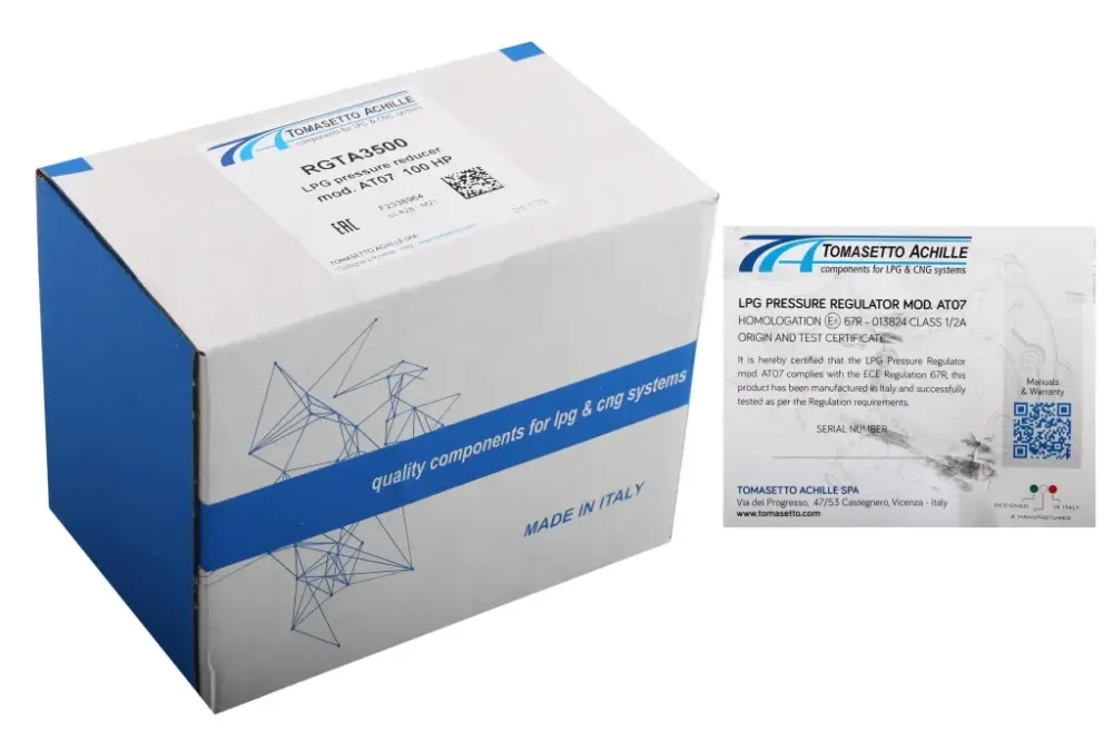 Редуктор ГБО 2-3 покоління електронний до 100л.с./70кВт Tomsetto AT07 Вінниця - фото 5