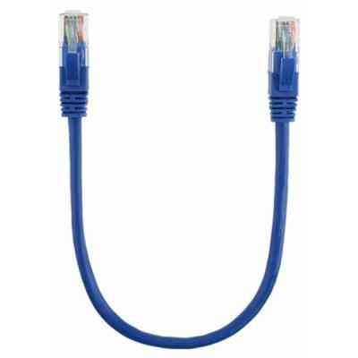 Патч-корд 0.3м, UTP, cat.5e, CCA, blue Ritar (PCR-CCA/0.3Be) Вінниця
