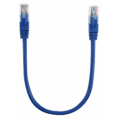 Патч-корд 0.3м, UTP, cat.5e, CCA, blue Ritar (PCR-CCA/0.3Be) Винница - изображение 1