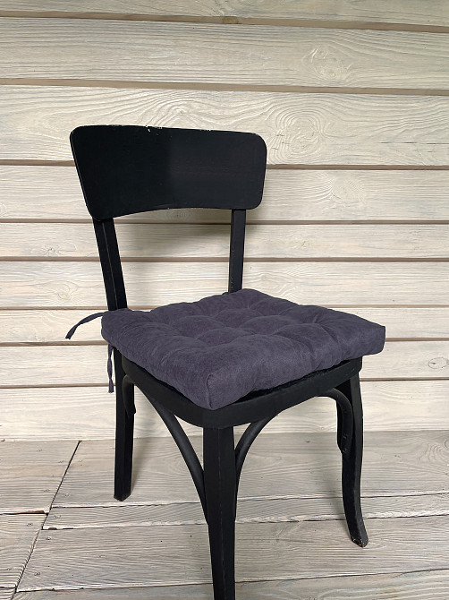 Подушка для стільців (40x40х5 см) Decorator Sparta колір графітовий 84-073 Київ - фото 2