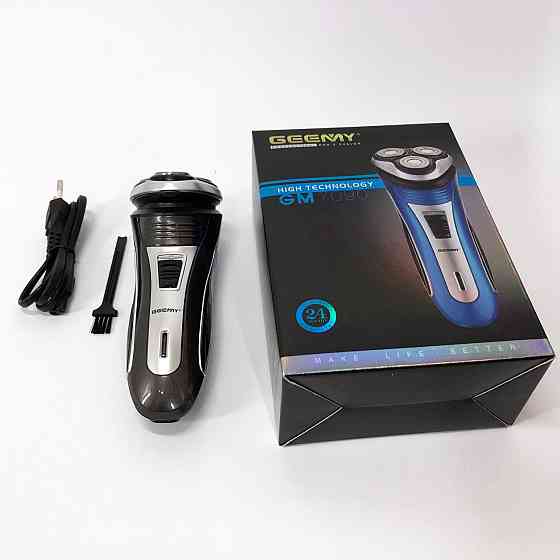 Портативная профессиональная бритва GEEMY GM-7090, Триммер для стрижки бороды аккумуляторный JC-86 Львов