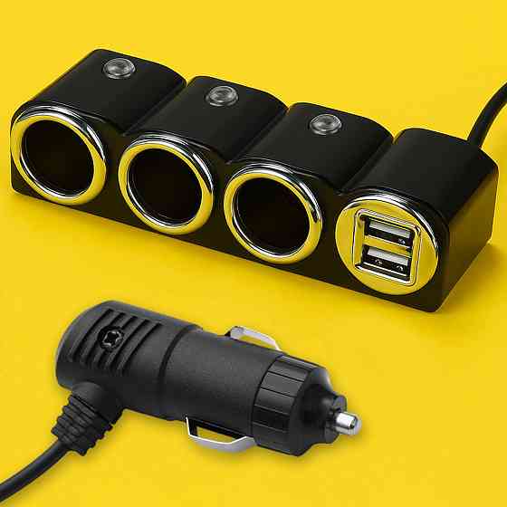 Автомобільний зарядний пристрій прикурювач 2хUSB,120W,CTC-611 SBR Київ