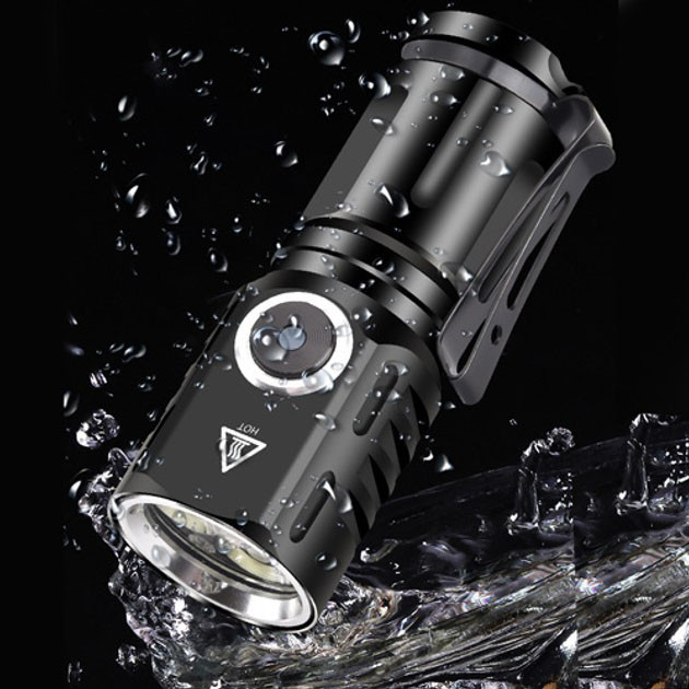 Карманный тактический фонарик PLD-536-3XPG, Маленький корманный фонарик Водонепроницаемый HD-11 Львов - изображение 5