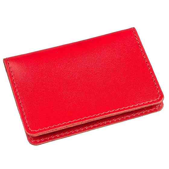 Обложка для прав яркая кожаная Красная (SHVIGEL) Киев