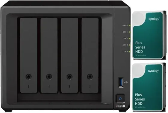 Сервер Сервер Synology DS923+ 4-bay + 2 x Диск HAT3300-4T 4TB 256MB 5400 obr./min Киев