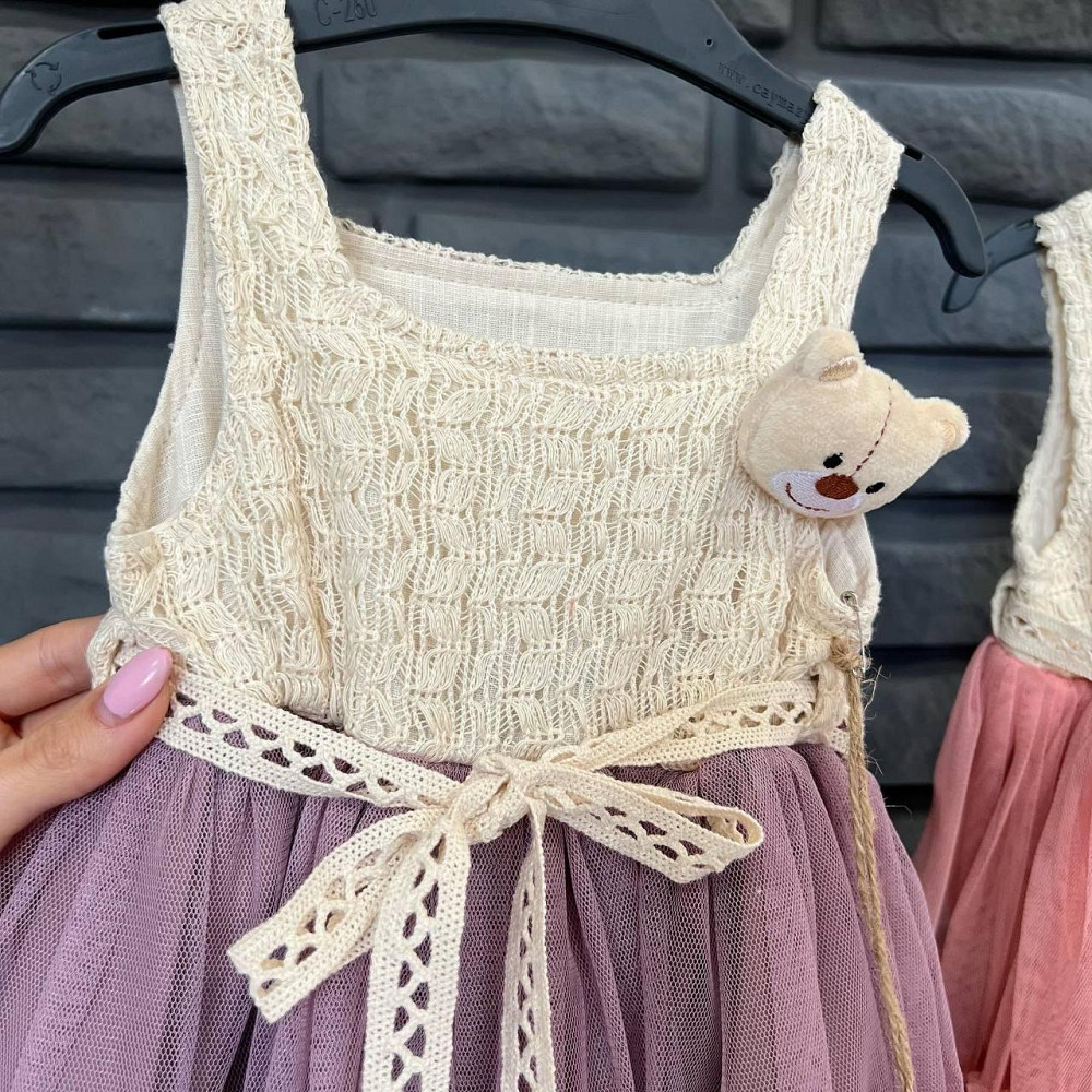 Дитяча Сукня Cumino Бузкова, 68-74см Київ - фото 2