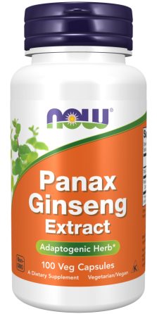 Женьшень Now Foods Panax Ginseng  500 мг 100 вег капс Київ