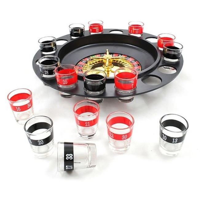 Алкогольная рулетка с рюмками игровой набор 