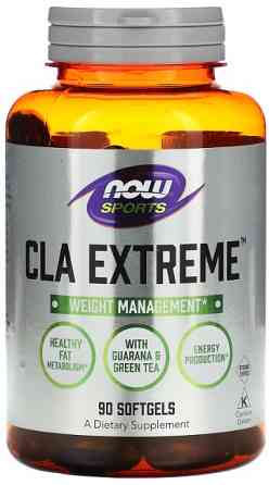 Кон'югована лінолева кислота Now Foods CLA Extreme 90 гелевих капсул Київ