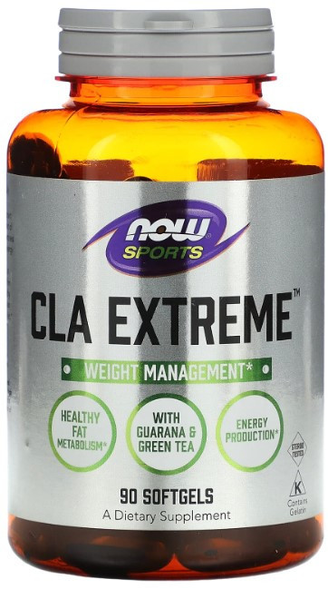 Кон'югована лінолева кислота Now Foods CLA Extreme 90 гелевих капсул Київ - фото 1