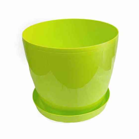 Горщик для квітів з підставкою "Магнолія" 155мм (кольори в асортименті) Харків