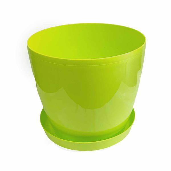 Горщик для квітів з підставкою "Магнолія" 155мм (кольори в асортименті) Харків - фото 2