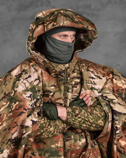 Плащ пончо антитепловізор додатковий фольгований бар'єр stels V2.0 мультикам ВТ5981 Одеса - фото 3