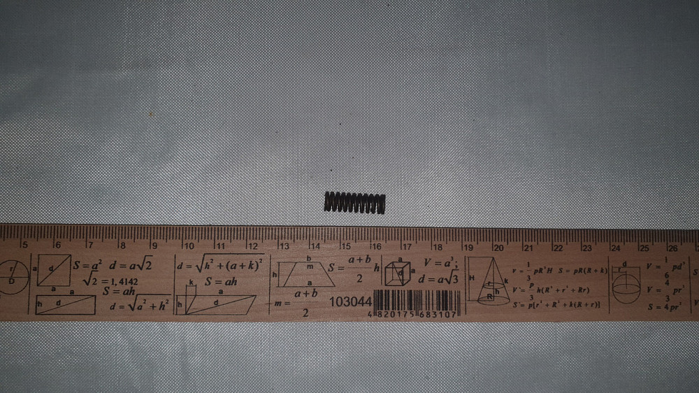 Пружина стиснення 6х20х1 мм. СССР. Харків - фото 1