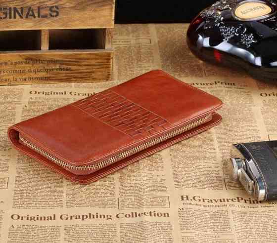 Мужской клатч Vintage 14189 Коричневый Киев