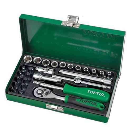 Автомобільний набір інструментів TOPTUL 1/4" 27ед. GCAD2701 Одеса