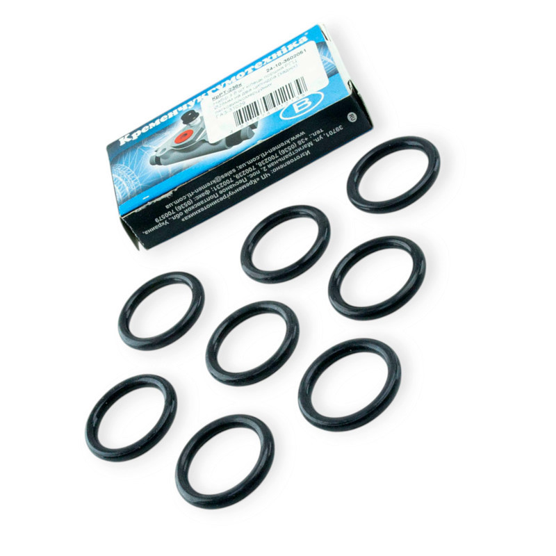 Ремкомплект гальмівного циліндра ГАЗ, Волга (кільця 28 мм) КРТ робочого Мукачево - фото 1