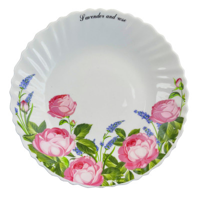Тарелка Vittora "Лаванда і Троянда" Wave Dessert 19 см (122956) Винница - изображение 1