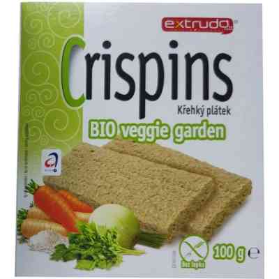 Хлебцы детские Extrudo Crispins Органические с овощами 100 г (27770-1707) Винница