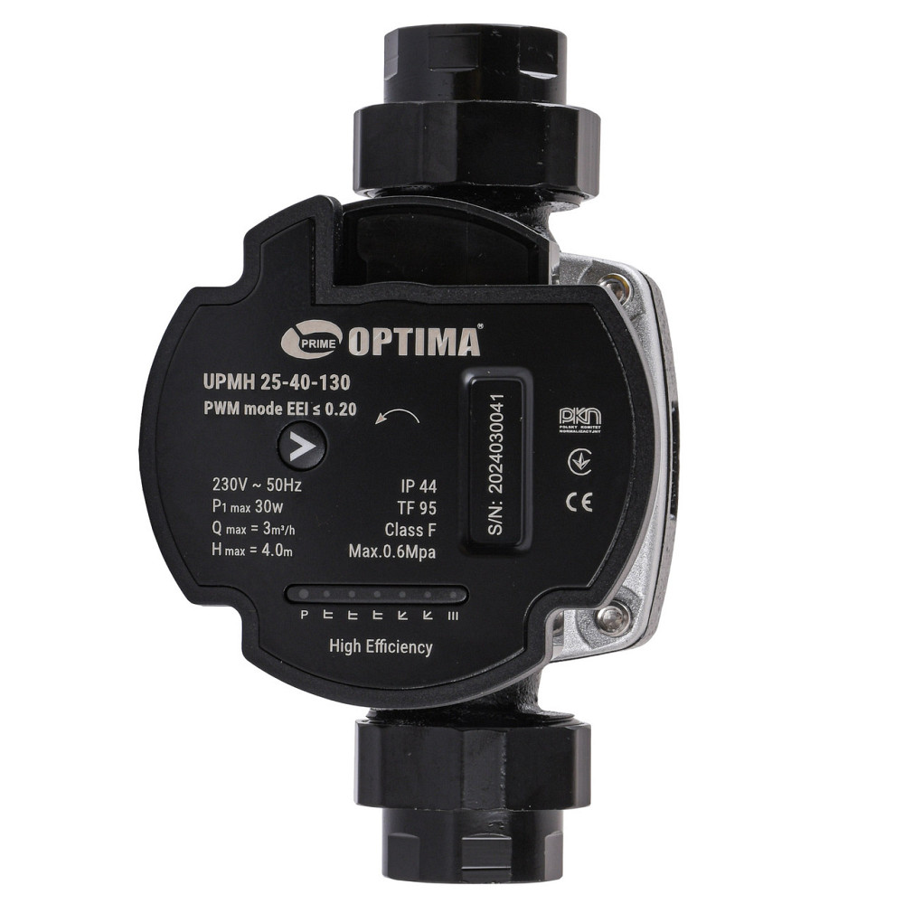 Насос циркуляционный энергосберегающий Optima PRIME UPMH 25-40AUTO 130мм + гайки (000027867) Киев - изображение 2