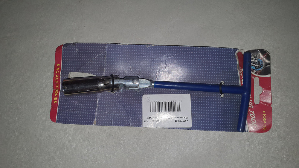 Ключ свечной с Т-образной ручкой 16 мм. Дорожная карта. Харьков - изображение 1