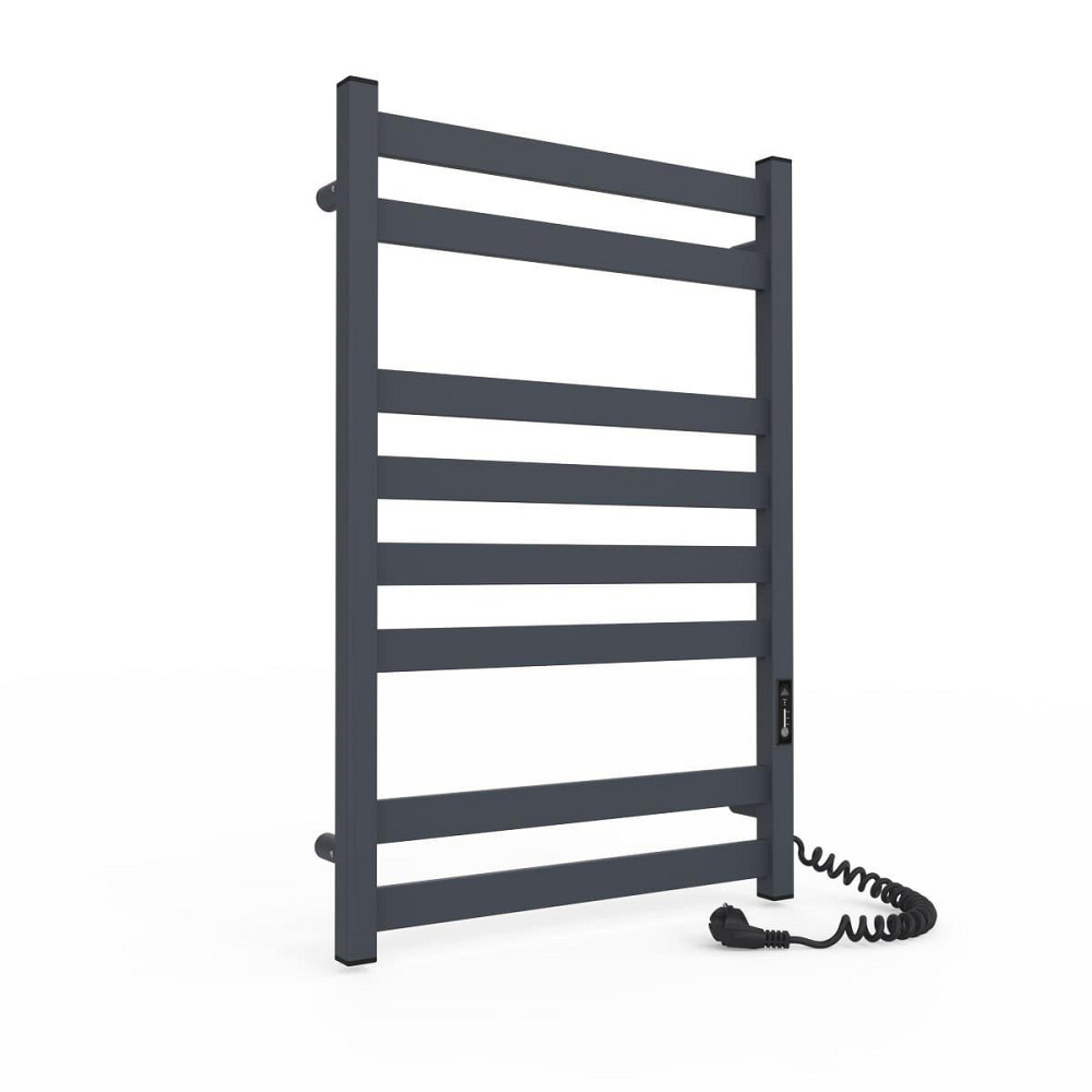 Электрический полотенцесушитель Laris Зебра Кватро ЧК (ГМ) 8 500х800 Э правое подкл. R3, графит Киев - изображение 1