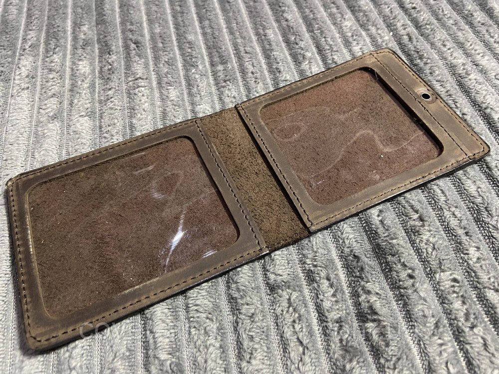 Шкіряна обкладинка на посвідчення Територіальна опора (ДФТГ) Київ - фото 4