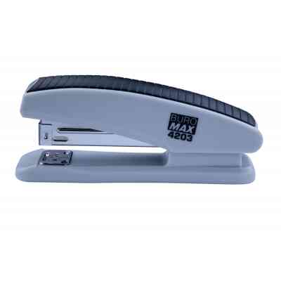 Степлер Buromax пластиковий, 20 арк., скоби №24; 26, 126х32х55 мм, сірий (BM.4203-09) Вінниця