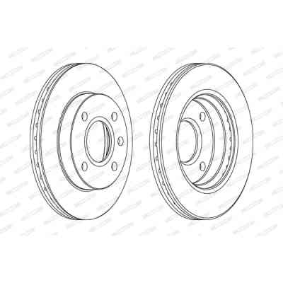 Тормозной диск FERODO DDF766 Винница