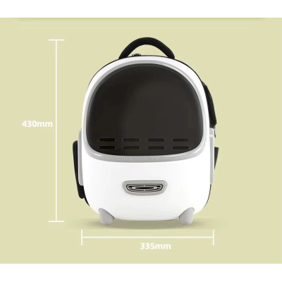 Переноска для животных Lapka с вентиляцией белая (PCB-01-W) Винница - изображение 8