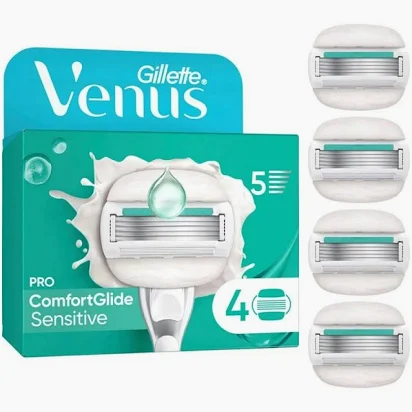 Змінні леза для гоління Venus PRO ComfortGlide Sensitive 4 шт Львів