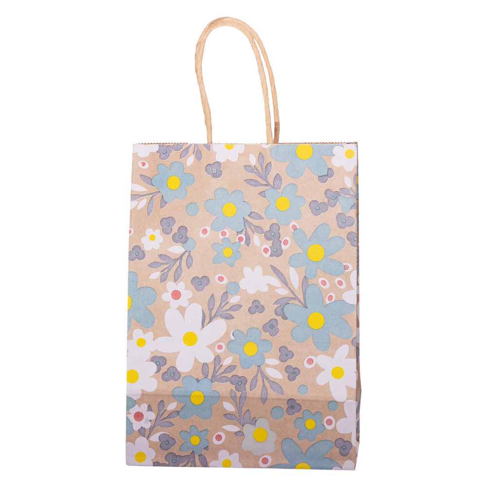 Набор подарочных крафтовых пакетов из бумаги 12 (шт) красивые пакеты для подарков 15×8×21 (см) HP-10359-6BL Киев - изображение 2