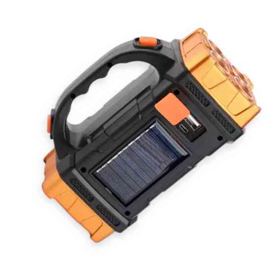 Ліхтар 40 LED + cob, usb, акб 1500 мач, сонячна батарея Panther діодний Мукачево