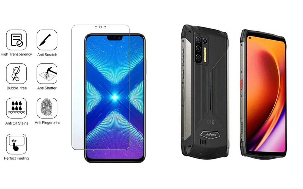 Защитное стекло NeoGlass для Ulefone Power Armor 13 – ультрапрозрачное и устойчивое Киев - изображение 4