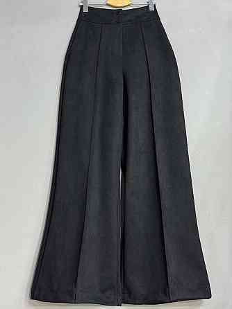 Брюки женские Gritana 234 палаццо под замшу черные, черный, M Киев