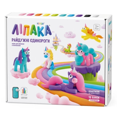 Набір для творчості Lipaka пластиліну, Райдужні єдинороги (15028-UA01) Вінниця - фото 1