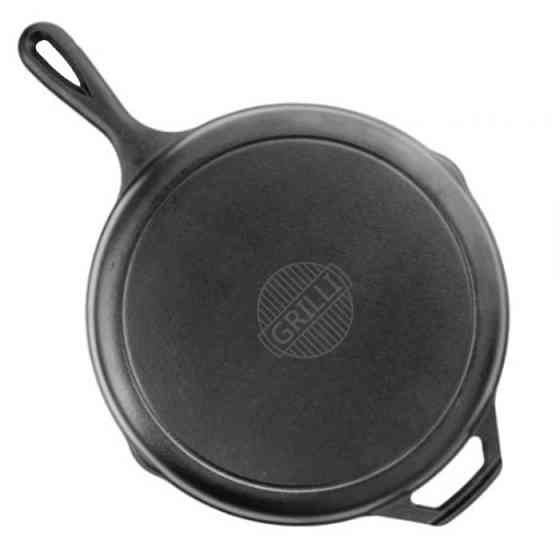 Чавунна гриль-сковорода Ø25 з ручкою см GRILLI 777178 Код: 012701 Рівне