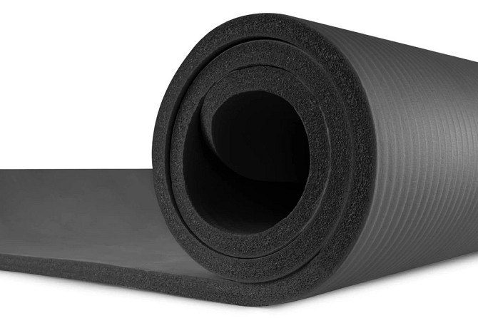 Килимок для йоги та фітнесу Power System PS-4017 NBR Fitness Yoga Mat Plus Black (180х61х1) Каменское - изображение 8