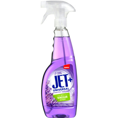 Спрей для чищення кухні Sano Jet Universal Для всіх видів поверхонь З оцтом та ароматом лаванди 750 мл (7290108351552) Вінниця - фото 1