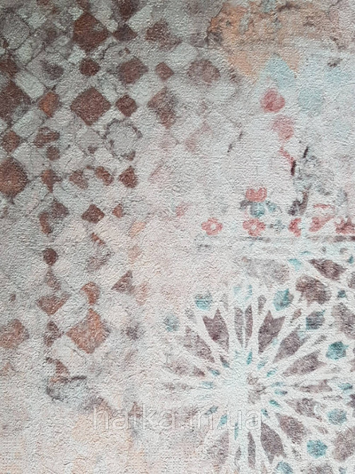 Шпалери вінілові на флізелін AS creation Metropolitan Stories 2 абстракція рожевий бордо цегляний Київ - фото 3