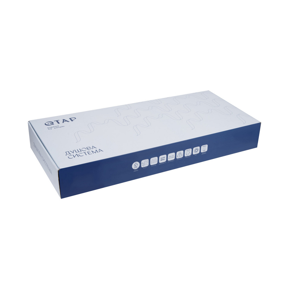 Душова система універсальна Qtap Swan Cascada на три споживачі (з виливом) QTSWA111CRW45570 Chrome/White Київ - фото 20