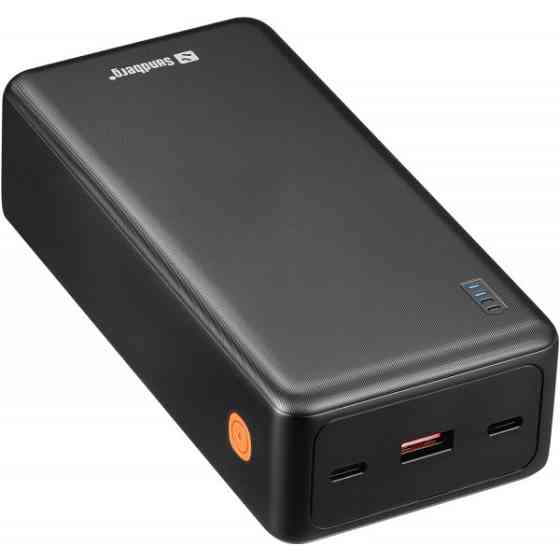 УМБ Sandberg 27000mAh Saver 22,5W 3A PD,QC3.0, USB-A,2xUSB-С, PowerThru, чорний Киев