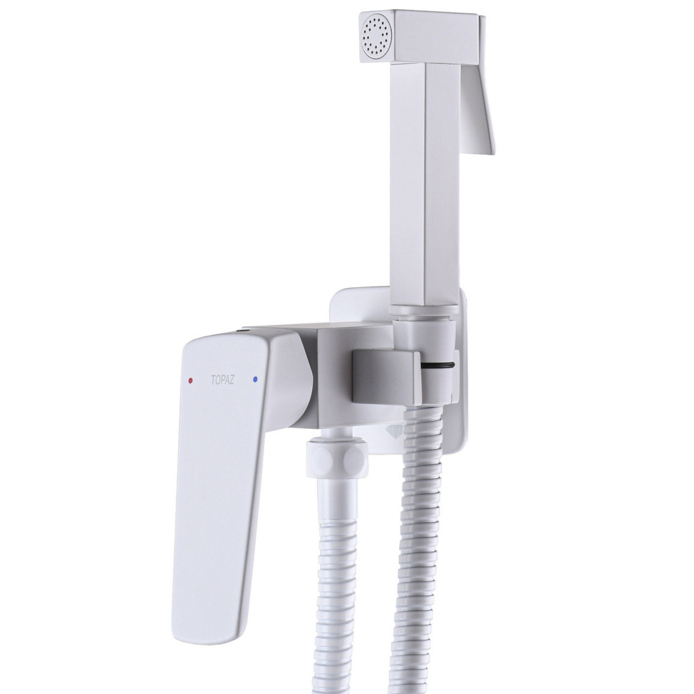 Змішувач гігієнічний TOPAZ LEXI TL 21106-H57-W (000027403) Київ - фото 5