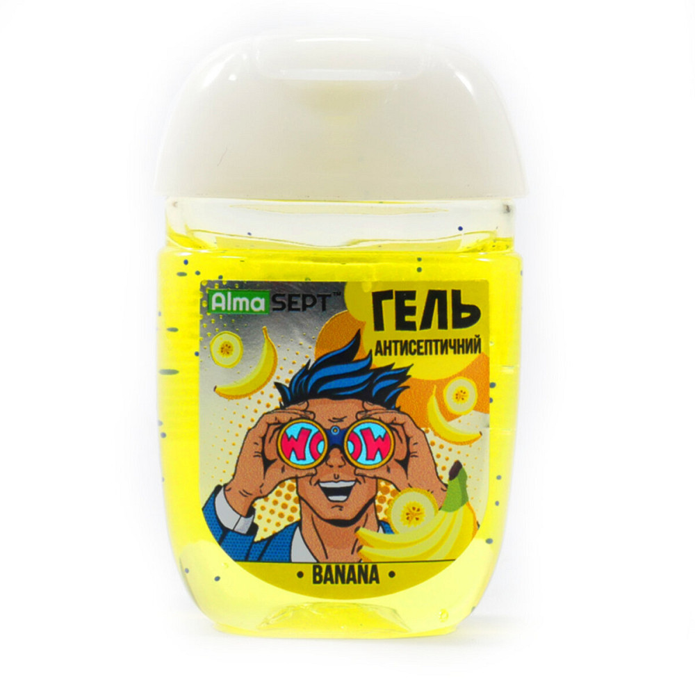 Антисептичний гель AlmaSept для рук PopArt Banana Киев - изображение 1