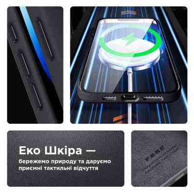 Чохол до мобільного телефона Armorstandart FAKE Leather Case Apple iPhone 15 Plus Black (ARM76293) Вінниця