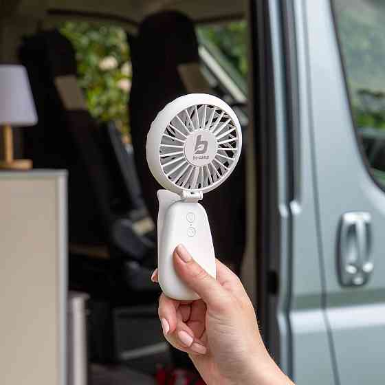 Вентилятор аккумуляторный Bo-Camp Mini Fan With Clamp White (8520960) Вінниця
