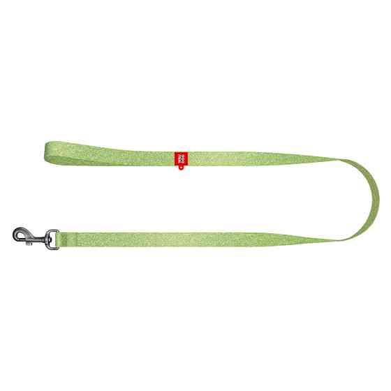 Повідець для собак з відновленої бавовни WAUDOG Re-cotton світловідбиваючий, M, Ш 20 мм, Д 500 Коломия