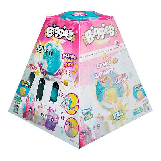 Ігровий набір Biggies серії Fantasy - Рожевий Кролик (надувна іграшка, насос) Дніпро